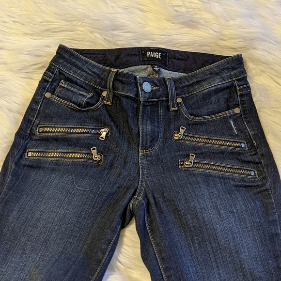 Paige Edgemont distressed skinny jeans size 25 - Picture 3 of 8